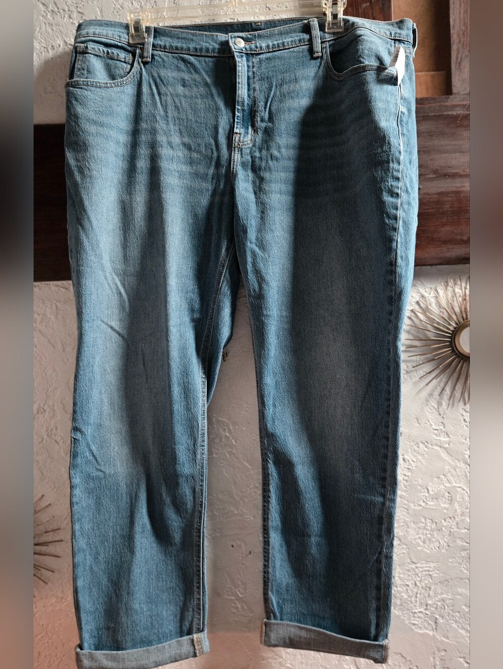 Old Navy Women's Boyfriend Jeans - Light Blue Wash